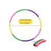 4-Pack Kids Exercise Hoops for Ages 3-5 | Detachable 8-Section Adjustable Fitness Play Circles | Lightweight for Indoor & Outdoor Active Games view 4