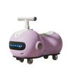 Wiggle Car Peanut Shape Wiggle Car Music Light Anti-Rollover Swing Car Whith Helmet Backpack Age 3+ Twisting Cars(Purple) view 1