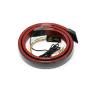 130cm 51 Inch Car Rear Spoiler Sticker Strip Brake Turn Signal Lamp Flowing Waterproof Red Dream Color (Red Color) view 1