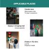 Auoriflex Red Yellow Green LED Heart-Shape Traffic Light, Traffic Light Wall Lamp Decoration, Stylish and Beautiful, for Cafe Bar Club Shop Party Favor view 3