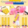 6Pcs Inflatable Pencil, PVC Pencil Balloons 26.7" Yellow Giant, Back to School Inflatable Graduation Party Decoration for School Photo Prop Classroom Prizes Favor, Garden Tools view 3