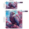 YPPAHHHH Cherry Blossom Eagles Bird Wet Dry Bag for Baby Cloth Diaper, Waterproof Reusable Wet Bags for Travel Beach Swimsuit- 2 Pack view 2