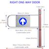 KYTGFH Universal Swing Safety Gate - Automatic Closing Metal Gate for Supermarkets, Warehouses, Libraries & Malls - Secure, Durable Entrance Barrier for Safety & Access Control,50x100cm,Rightdoor view 2