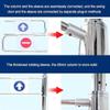 KYTGFH Universal Swing Safety Gate - Automatic Closing Metal Gate for Supermarkets, Warehouses, Libraries & Malls - Secure, Durable Entrance Barrier for Safety & Access Control,50x100cm,Rightdoor view 4
