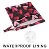 YPPAHHHH Red Hearts Valentine's Day Wet Dry Bag for Baby Cloth Diaper, Waterproof Reusable Wet Bags for Travel Beach Swimsuit- 2 Pack view 3