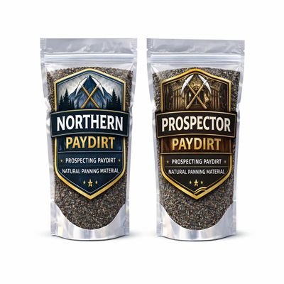 Zurjy Northern & Prospector Gold Paydirt Premium Gold Prospecting Pay Dirt for Panning, Natural Gold Bearing Gravel Mining Supply