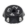 Liru Suspension Nut Cover Rear Shock Suspension Setting Adjuster Decoration Cap 1 Pc For Can Am Ryker 600 900 Rally Edition Sport Ace 2019+ Models Accessories Aluminum Black view 1