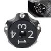 Liru Suspension Nut Cover Rear Shock Suspension Setting Adjuster Decoration Cap 1 Pc For Can Am Ryker 600 900 Rally Edition Sport Ace 2019+ Models Accessories Aluminum Black view 3