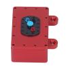 Jinlorion Aluminum Alloy RC Receiver Box, 1/10 RC Crawler Receiver Box, Sealed Metal Protector Case for RC Car Electronics, Equipment Box for SCX10 and Similar (Red) view 2