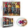 Chicken Puzzles for Adults 500 Pieces, MisPuz Chicken Jigsaw Puzzles, Funny Chicken Family Puzzle, Colorful Rooster Puzzle Jigsaw Puzzles, Funny Puzzles for Solo and Family Entertainment, 20x20 in view 2