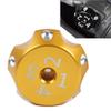 GZYF Suspension Nut Cover Rear Shock Suspension Setting Adjuster Decoration Cap 1 Pc For Can Am Ryker 600 900 Rally Edition Sport Ace 2019+ Models Accessories Aluminum Golden view 3