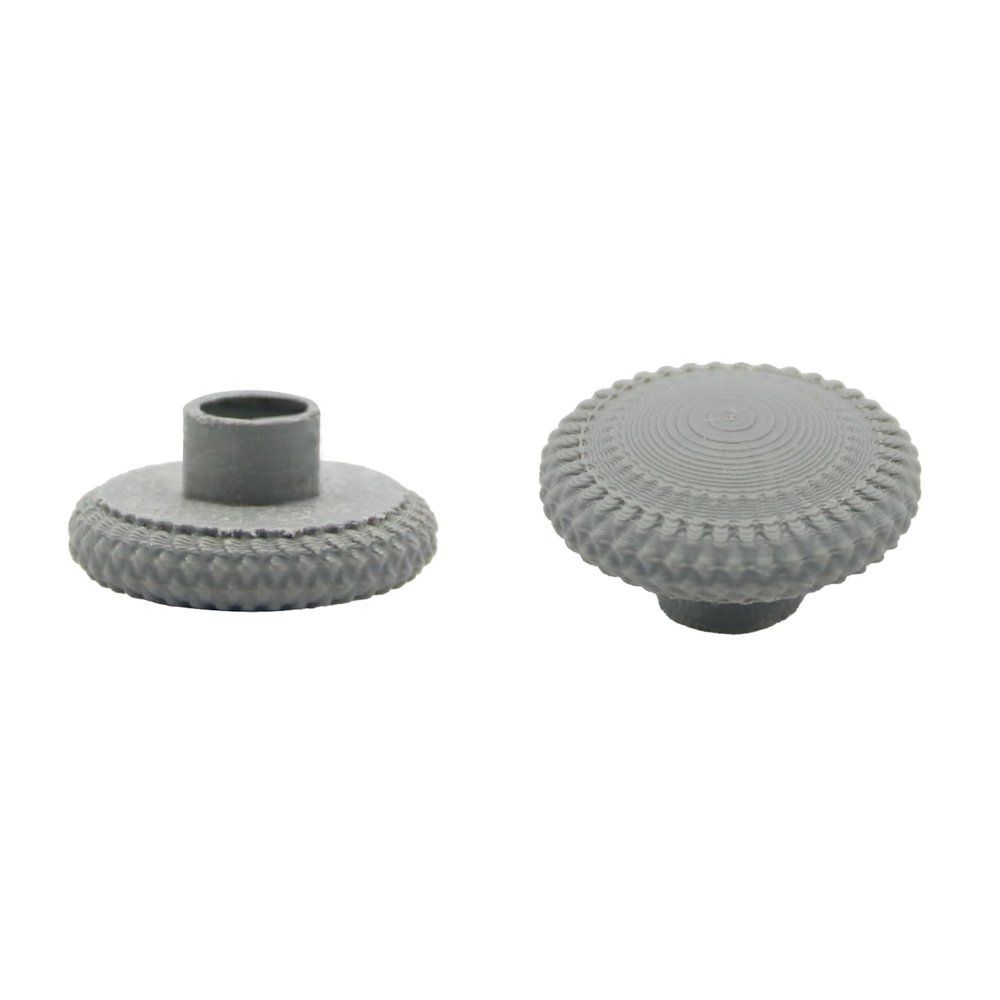 1Pair Ergonomic PLA Joystick Caps for GPD WIN5 Gaming Console Anti-Slip Comfortable Fatigue-Free Dust-Proof Wear-Proof Joystick Cover Accessories Enhancing Gaming Experience (Gray)