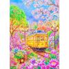 TangMosaic Puzzles for Adults 1000 Pieces, Jigsaw Puzzle for Adults, Fun Challenging Puzzle, City Tram Puzzles Game, Interlock Perfectly No Dust, Gifts for Easter Mothers Day view 1