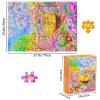 TangMosaic Puzzles for Adults 1000 Pieces, Jigsaw Puzzle for Adults, Fun Challenging Puzzle, City Tram Puzzles Game, Interlock Perfectly No Dust, Gifts for Easter Mothers Day view 3