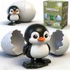 2026 New Surprise Boom Eggs, Animal Hatching Surprise Egg Toy, Easters Latest Gift, Boom Easter Eggs That Pop Open to Walking Dinosaurs, Penguin, Duck, Capybara (Penguin) view 1