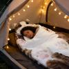 Cat Sleeping Bag for Human, Adorable Cat Envelope Sleeping Bag, 68.9x31.5 Inch Washable Warm Blanket Suitable for Friends Staying Overnight, Camping, and Car Trips. (E) view 2