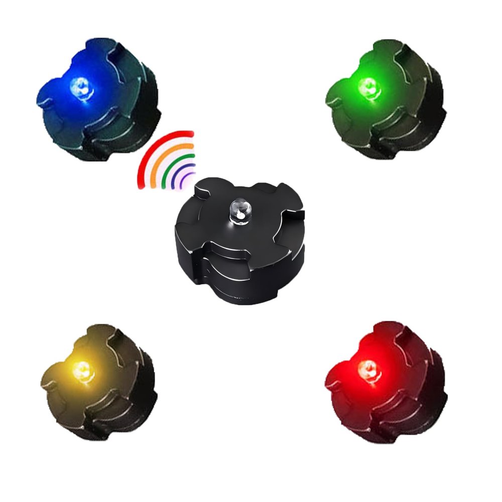 AXIVON Magnetic Switch LED Units for Gundam Models Kits MG LED Unit Set for 00 MG GN-X Light Up Certain Models Hobby Accessories Easy to Operate 5PCS. (Four-Color Light)
