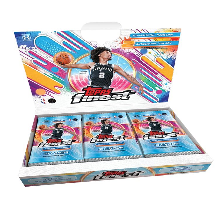 2025-26 Topps Finest Basketball Hobby Box (2 Autographs per Box)