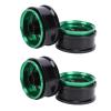 1.9 Beadlock RC Wheel Rims, Lightweight Aluminum Alloy 6 Star Spoke Design Crawler Wheels 4 Pieces Set for Off-Road Rock Crawling Enthusiasts Hobbyists view 4