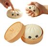 2026 New Dumpling Squishies, Shimmering Dumpling Squishies Box Colorful Dumplings Stress Balls Fidget Sensory, Squeeze Dough Ball Stress Relief Hand with Food Steamer Stretchy Desk view 1