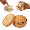 2026 New Dumpling Squishies, Shimmering Dumpling Squishy Box Colorful Dumplings Stress Balls Fidget Sensory, Squeeze Dough Ball Stress Relief Hand with Food Steamer Stretchy Desk view 1