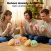 2026 New Dumpling Squishies, Shimmering Dumpling Squishy Box Colorful Dumplings Stress Balls Fidget Sensory, Squeeze Dough Ball Stress Relief Hand with Food Steamer Stretchy Desk view 4