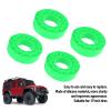 plplaaoo Silicone Tire Inserts Soft Vibrant Color RC Tire Foam Set for 1.9 Inch Tires Enhanced Grip Traction Durable Performance 4Pcs 106x42mm (Green) view 2