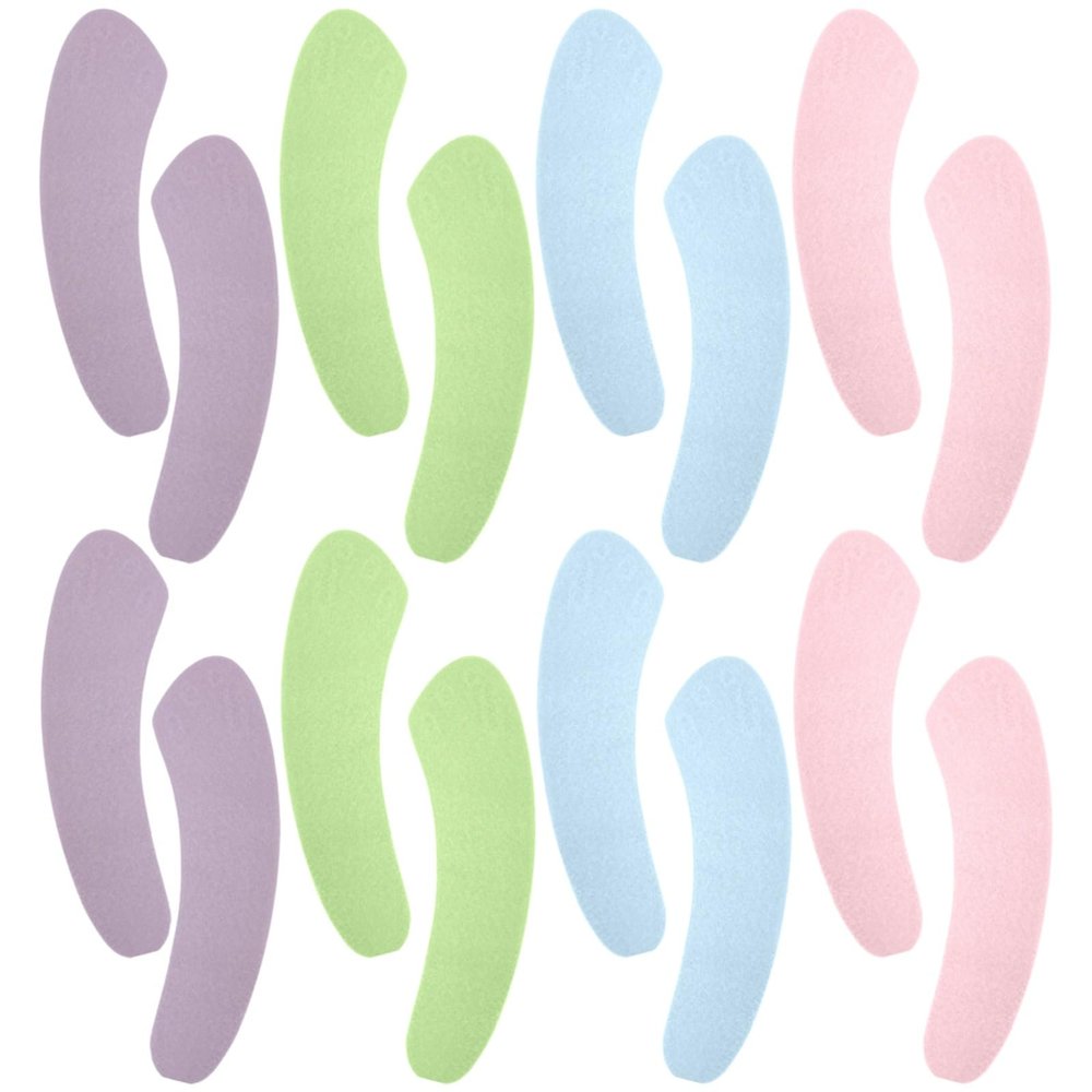 16 Pcs Soft Toilet Seat Covers with Adhesive, Lint Cushions, Vibrant Colors for Home and Travel Comfort