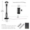 10PCS LED City Street Lights, Remote Control Luminous Light Poles Compatible with Building Blocks, DIY Architecture Building Blocks Lighting Set for City Layout Display Upgrade (White-White Light) view 2