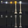 10PCS LED City Street Lights, Remote Control Luminous Light Poles Compatible with Building Blocks, DIY Architecture Building Blocks Lighting Set for City Layout Display Upgrade (White-White Light) view 3