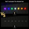 10 PCS Colorful LED Light Kit for Building Blocks - Remote Control DIY LED Lighting Accessories Compatible with Brick Models (Colorful Flash) view 3