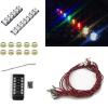 10 PCS Colorful LED Light Kit for Building Blocks - Remote Control DIY LED Lighting Accessories Compatible with Brick Models (Yellow) view 2