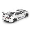 1:64 Diecast Model Car Compatible with Toyota Supra GT300 Top Secret Silver Chrome Limited Edition by Pop Race PR640325 view 3