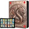 Trading Card Binder 3D Embossed Premium PU 9 Pocket 360 Cards Holder Card Album for MTG, TCG, Sport Cards view 1