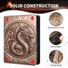 Trading Card Binder 3D Embossed Premium PU 9 Pocket 360 Cards Holder Card Album for MTG, TCG, Sport Cards view 2