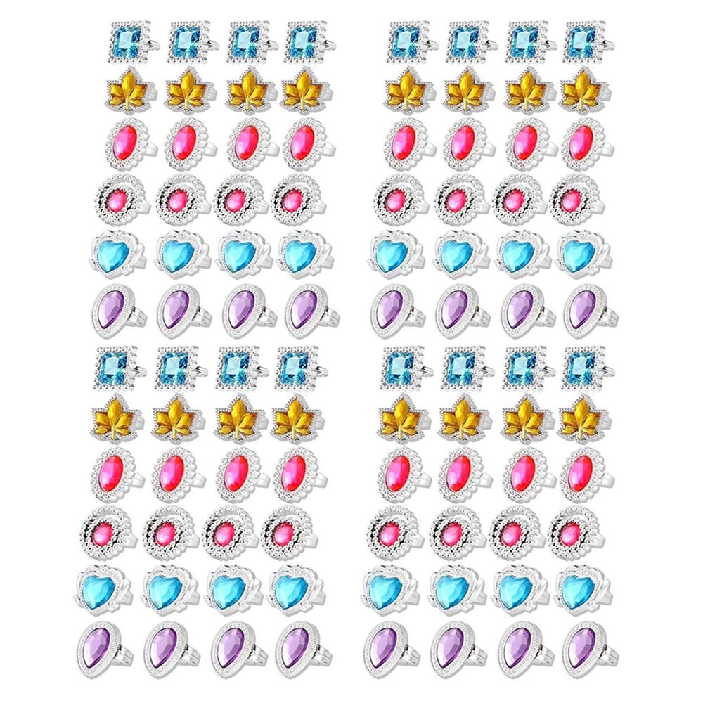S & E TEACHER'S EDITION Princess Rings for Kids, 96 Pcs
