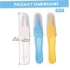 3PCS Baby Booger Picker 3 Colors Nose Picker with Round Head 3.6 inch Plastic Baby Ear Cleaner for Babys Care view 2