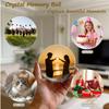 Memory Orb Video Player, 3.15 Crystal Memory Sphere Ball, Rechargeable 3D Memory Pearl Video&Photo Player, No App/WiFi, 16GB Digital Frame for Anniversary, Birthday, Wedding, Pet Memorial (White) view 2