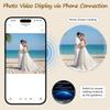 Memory Orb Video Player, 3.15 Crystal Memory Sphere Ball, Rechargeable 3D Memory Pearl Video&Photo Player, No App/WiFi, 16GB Digital Frame for Anniversary, Birthday, Wedding, Pet Memorial (White) view 4