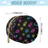 Space Planet Black Pattern Pacifier Case for Travel Clip-On Pacifier Holder Baby Pacifier Pod for Diaper Bag Stroller Baby Essentials view 3