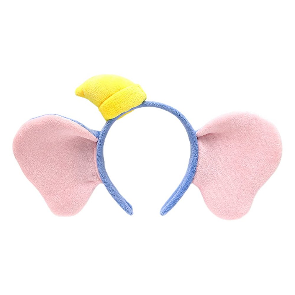 BIYAER Elephant Ears Headband Soft Cartoon Animal Hairband Makeup Washing Face Hair Hoop Lovely Costume Unisex Photo Props Blue