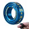 Stellar D20 Dice Ring - Spinner Dice for DND RPG Tabletop Gaming Accessory with Rotating Dice D20 CNC Machined Brass Spinner Ring for D&D Gift for Dice Goblins, DM & Fantasy Engineers Anxietyrelief view 1