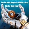 Stellar D20 Dice Ring - Spinner Dice for DND RPG Tabletop Gaming Accessory with Rotating Dice D20 CNC Machined Brass Spinner Ring for D&D Gift for Dice Goblins, DM & Fantasy Engineers Anxietyrelief view 2