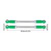 Heavy Duty Steering Links Rod for Tr-axxas for Sl-ash 4x4 4WD - Aluminum & Stainless Steel 2pcs Combo Upgrade Parts(Green) view 2