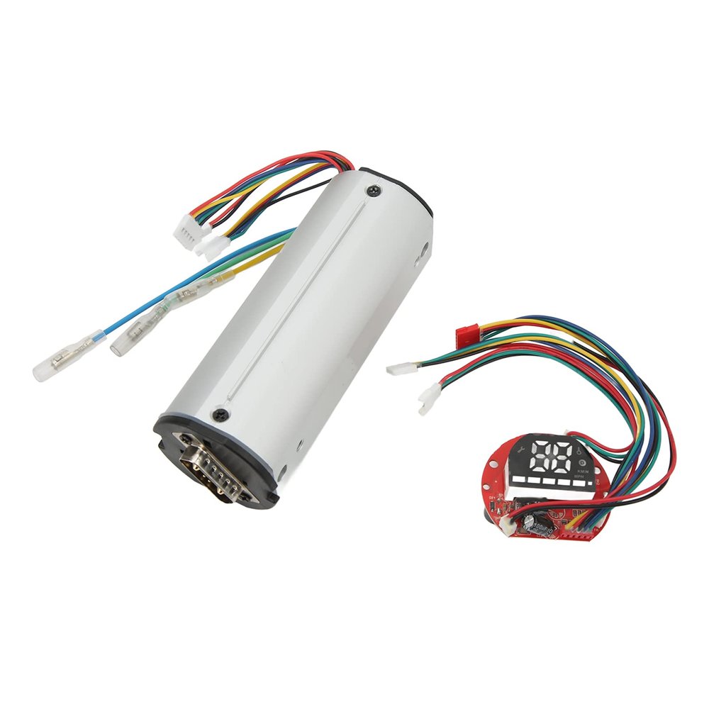 Eminchu 36V 17A Electric Scooter Motor Controller Set, Aluminium Alloy Speed Controller with Display Panel, Heat Dissipation for HX X7 Model Scooter