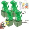 Kazuiyia Lizard Button, Lizard Keychain Sound, Rechargeable LED Light & Realistic Croak, Portable Stress Reliever & Sensory Fun (4PCS) view 1