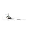 1202.5 11000KV Brushless Motor for 1-2S 2. inch Toothpick 3 Long Range FPV 9x9mm Pattern 4Pcs view 3