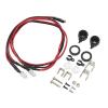 Alomejor LED RC Headlights, White Lighting Strong Hardness Black for RC Car for 1/10 for 1/24 (Round Lamp) view 1