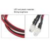 Alomejor LED RC Headlights, White Lighting Strong Hardness Black for RC Car for 1/10 for 1/24 (Round Lamp) view 2