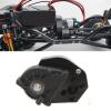 Alomejor RC Gear Box, Quiet High Accuracy Professional RC Car Transmission Gear Box for 1/24 Crawler (Black) view 3